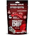 Teaza Energy Pouches, Tobacco Free Nicotine Free Dip - Alternative Snuff & Energy Dip Chewing,Healthy Dipping Premium Flavored Cherry Chill (1 Pack)