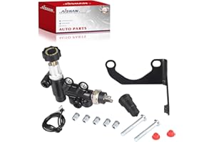 AISHAN Combination Proportioning Valve Universal for Connecting Valve and Master Cylinder, Compatible with Wilwood Style & Adjustable Knob, Complete Mounting Bracket Kit, OE 260-13190 260-11179