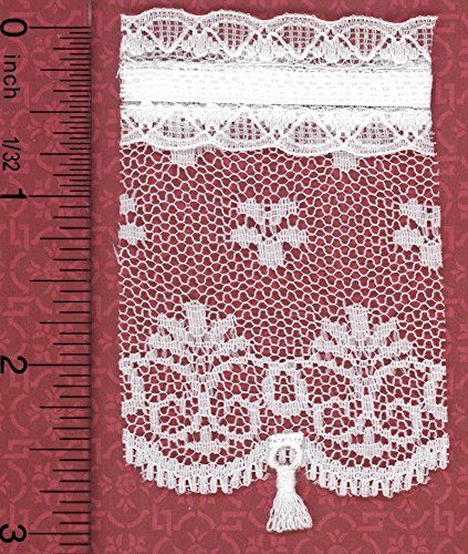 Dollhouse Miniature White Lace Shade by Barbara O039;Brien
