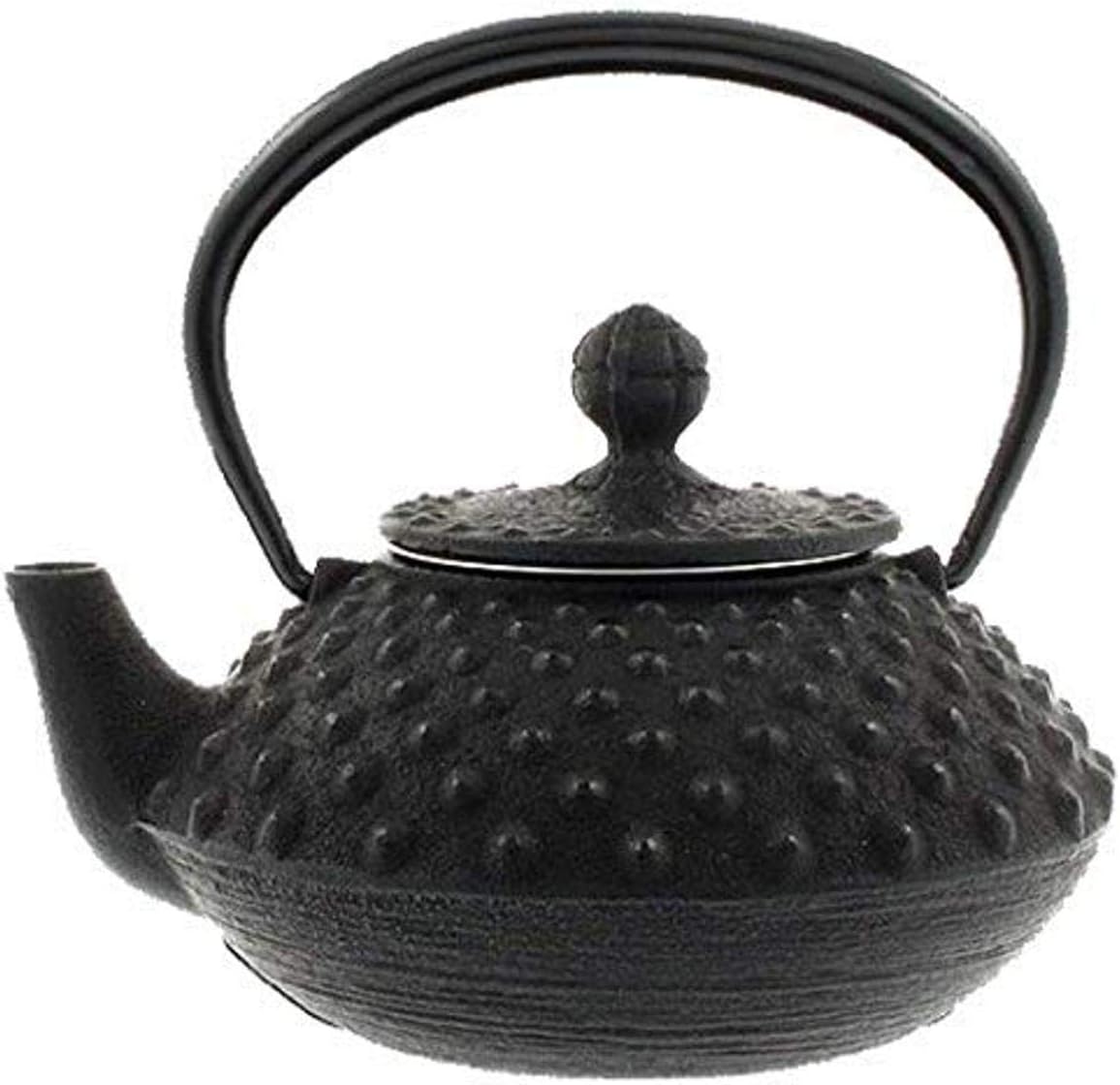 Iwachu Japanese Iron Tetsubin Teapot, Small, Black Hailstone Pattern