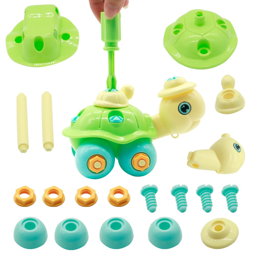 Nuheby Giochi Da Assemblare Animali Assemblare Animali Plastica Per Bambini Gioco Educativo 3,4,5,6 Anni