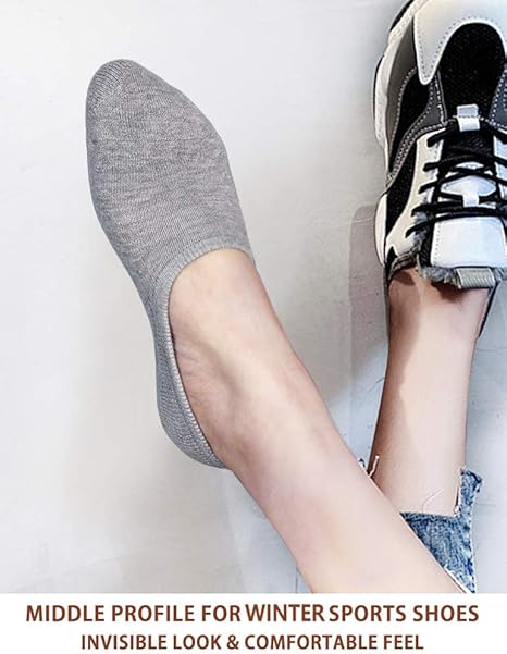 Vero Monte 4 Pairs Womens Thick Warm No Show Socks Boat Line Socks Winter Socks At Amazon Women S Clothing Store