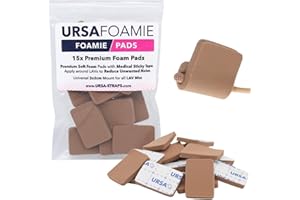 URSA Foamie Pads for Lavalier Microphones – Soft Mic Pads to Reduce Clothing Noise & Protect Against Friction – Pack of 12 wi