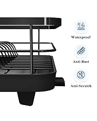 Kitsure Dish Drying Rack - Compact Dish Rack with