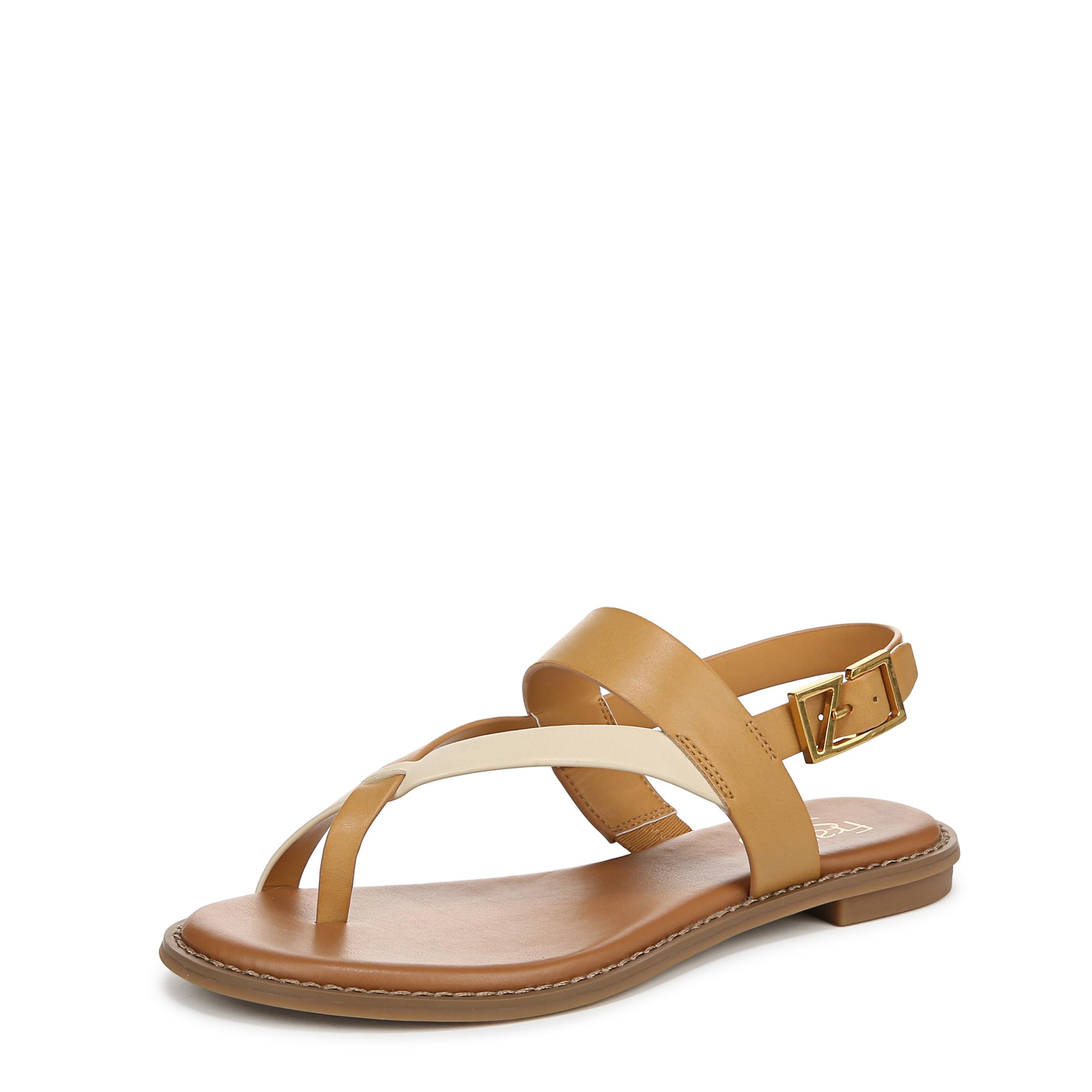 Franco Sarto Womens Gabby Sandal Tan Multi 7.5 M