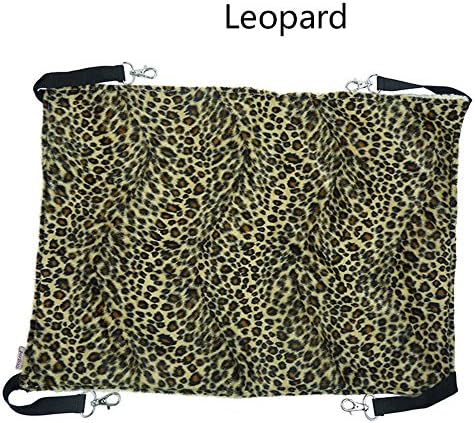KamaLM Large Comfortable Cat Hanging Hammock Bed,Leopard