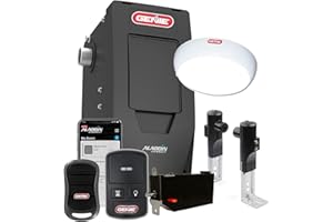 Genie 6172H-O Wall Mount Smart Garage Door Opener with Aladdin Connect, Wall Mounted Compact Space Saving Opener