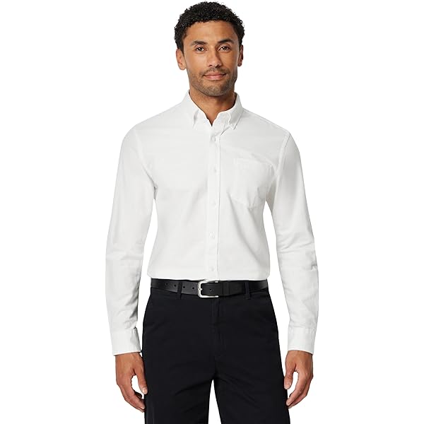 Forsyth of Canada Tailored Fit Non-Iron Long Sleeve Dress Shirt (White, 15.5" Neck 34/35" Sleeve) at Amazon Men's Clothing store: Dress Shirts Forsyth of Canada Tailored Fit Non-Iron Long Sleeve Dress Shirt (White, 15.5" Neck 34/35" Sleeve) at Amazon Men's Clothing store: Dress Shirts
