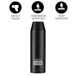 TUZkozs 3/8-Inch Drive 5/16 Deep Impact Socket with
