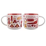 Starbucks Indiana Ceramic Mug Been There Series