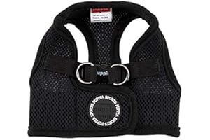 Puppia Soft Vest Dog Harness - Black - X-Large