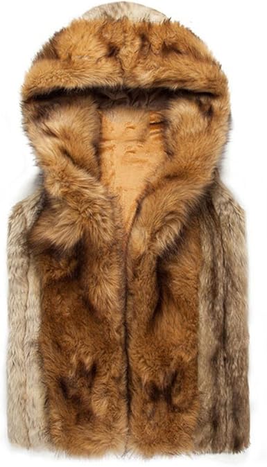 mens fur vest