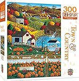 MasterPieces Town & Country Autumn Country EZ Grip Jigsaw Puzzle, 300-Piece