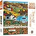 MasterPieces Town & Country Autumn Morning - Pumpkin Patches Large 300 Piece EZ Grip Jigsaw Puzzle by Art Poulin