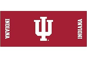 Collegiate Kwik-Covers Rectangle Plastic Table Covers, Bundle of 2 (Indiana University, 6')
