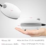 PYPABL 3W Aquarium Air Pump 300L/H Silent Adjustable Bubbler for 450L Tanks view 3