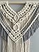 Youngeast 100% Handmade Boho Macrame Wall Hanging Home Décor,Beige&Grey