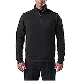 5.11 Tactical Men's Job Shirt 1/4 Zip 2.0 – Water-Resistant Fleece, 100% Cotton, Style 72534ABR