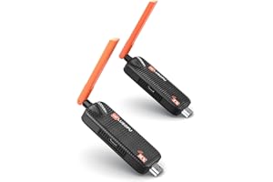 Wireless HDMI Transmitter and Receiver, Support Up to 6 Receivers, 5.8G WELUSOPU HDMI Wireless Extender Casting Video Audio for PC Laptop Camera Cable Box to Multiple TVs Monitors Projectors -165FT