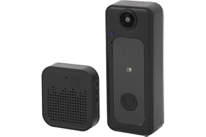 FTVOGUE Smart Visual Doorbell Wireless HD Video Security Camera with Two Way Talk Rechargeable Battery for Home Office Apartm