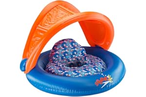 Speedo Begin to Swim Fabric Baby Cruiser with Canopy, Electric Blue, 1SZ