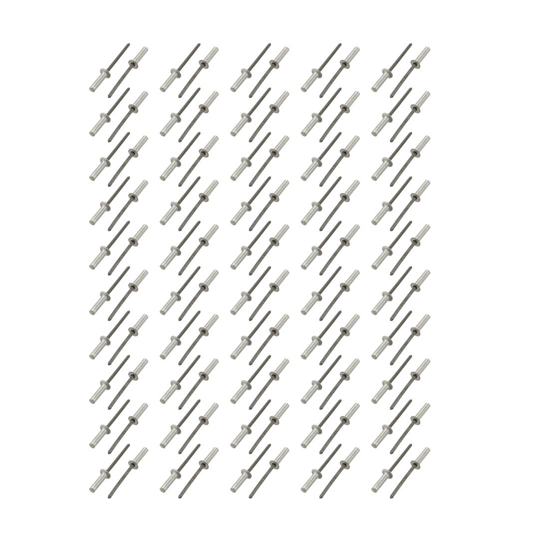 Sourcingmap 4mmx16mm Aluminum Countersunk Head Closed End Blind Rivets Fastener 100pcs