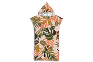 LOMTRATS Quick Dry Surf Poncho Changing Towel Robe Hoodie for Adults Men Women,Microfiber Swimming Beach Surfing Diving Home Hot Springs Bathing Parka
