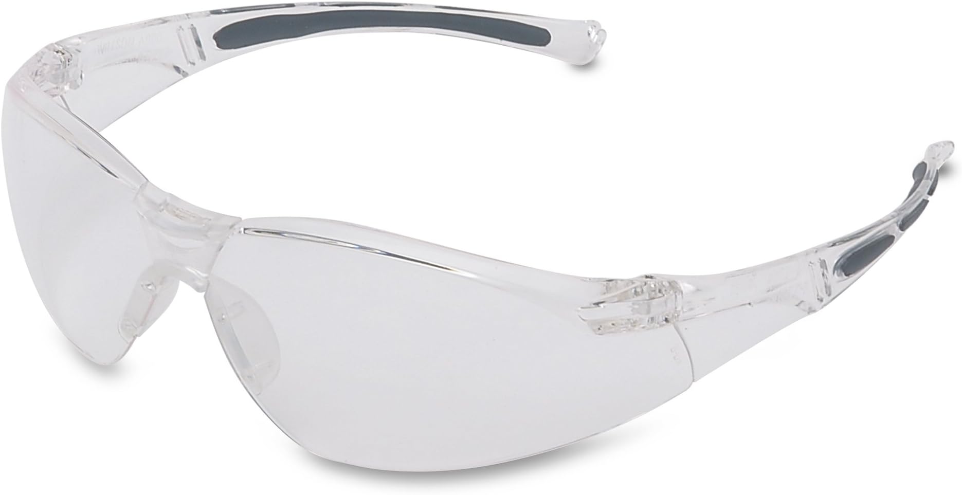 Honeywell 1015370 A800 Sporty Safety Eyewear Frame with Clear Anti-Scratch Lens - Translucent