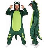 ROC PARTY 3D Hooded Animal Onesie Costume for Adults - Unisex Christmas Xmas Holiday Festival Cosplay One-Piece Pajama