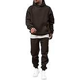 JMIERR Men's 2 Piece Outfits Hoodie Sweatshirt Tracksuit & Joggers Sweatpants Sweatsuit Set