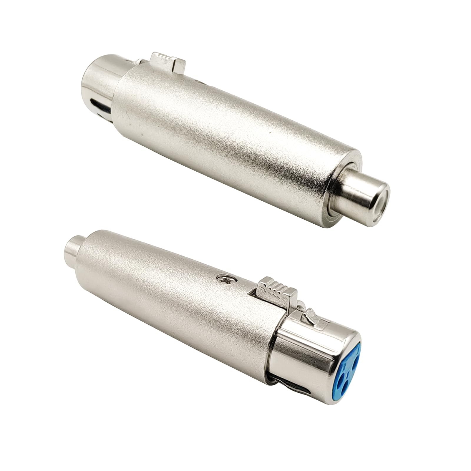 iYueMps XLR to RCA Adapter,3pin XLR Female to RCA Female Adapter for Audio Microphone (2 x RCA Female to XLR Female)