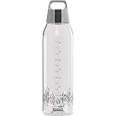 SIGG - Tritan Renew Transparent Water Bottle - Total Clear ONE MyPlanet - For Carbonated Beverages - Dishwasher Safe - With Fruit Strainer - Leakproof & Lightweight - BPA Free - 17 Oz / 25 Oz / 51 Oz