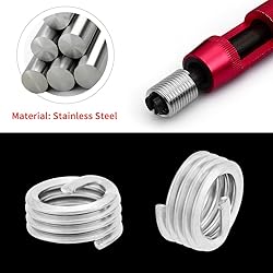 100pcs Thread Repair Insert Kit, Stainless Steel