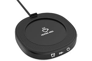 Coffee Mug Warmer for Desk, Cup Warmer Auto Shut Off, Electric Smart Beverage Warmer Candle Warmer with 3 Temperature Setting