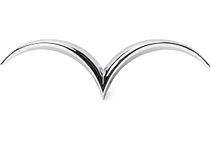 Krator Chrome Speedo & Tach Accent Brow Trim Compatible with Harley Davidson Street Glide CVO/SE FLHXSE 2010-2012