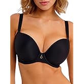 Freya Womens Fascinate Underwire Molded Plunge T-Shirt Bra