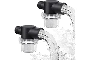 SAQXK 2pcs Replacement WFCO or Shurflo 255-313 Water Pump Strainer Filter, RV Water Pump Strainer Filter 1/2" Twist-On Pipe Strainer for RV Plumbing, Camper Water Pump, Shower, Sprayer Pump Strainer