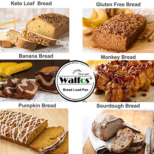 6 Walfos+Nonstick+Silicone+Loaf+Homemade