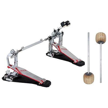 Amazon.com: Ddrum QS DBDP Quick Silver Series Double Bass Drum Pedal w/ 2 Extra Wood Beaters: Musical Instruments
