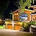 Weefun Solar Motion Sensor light, Outdoor Waterproof, Security, Detection LED Night Light Spotlight for Patio Garden Fence Pathway 24 LED Upgraded