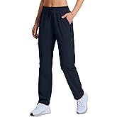 Hugut Women's Hiking Pants Quick Dry Lightweight Cargo Pants UPF 50 Water Resistant Zipper Pockets Golf Travel Work Camping