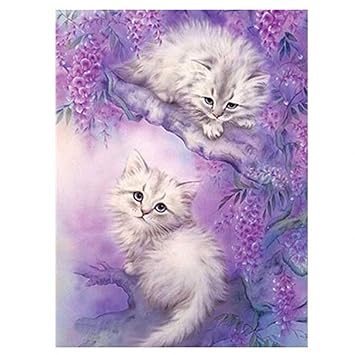 Amazon Com 5d Diy Diamond Painting Shybuy Animal Resin Cross