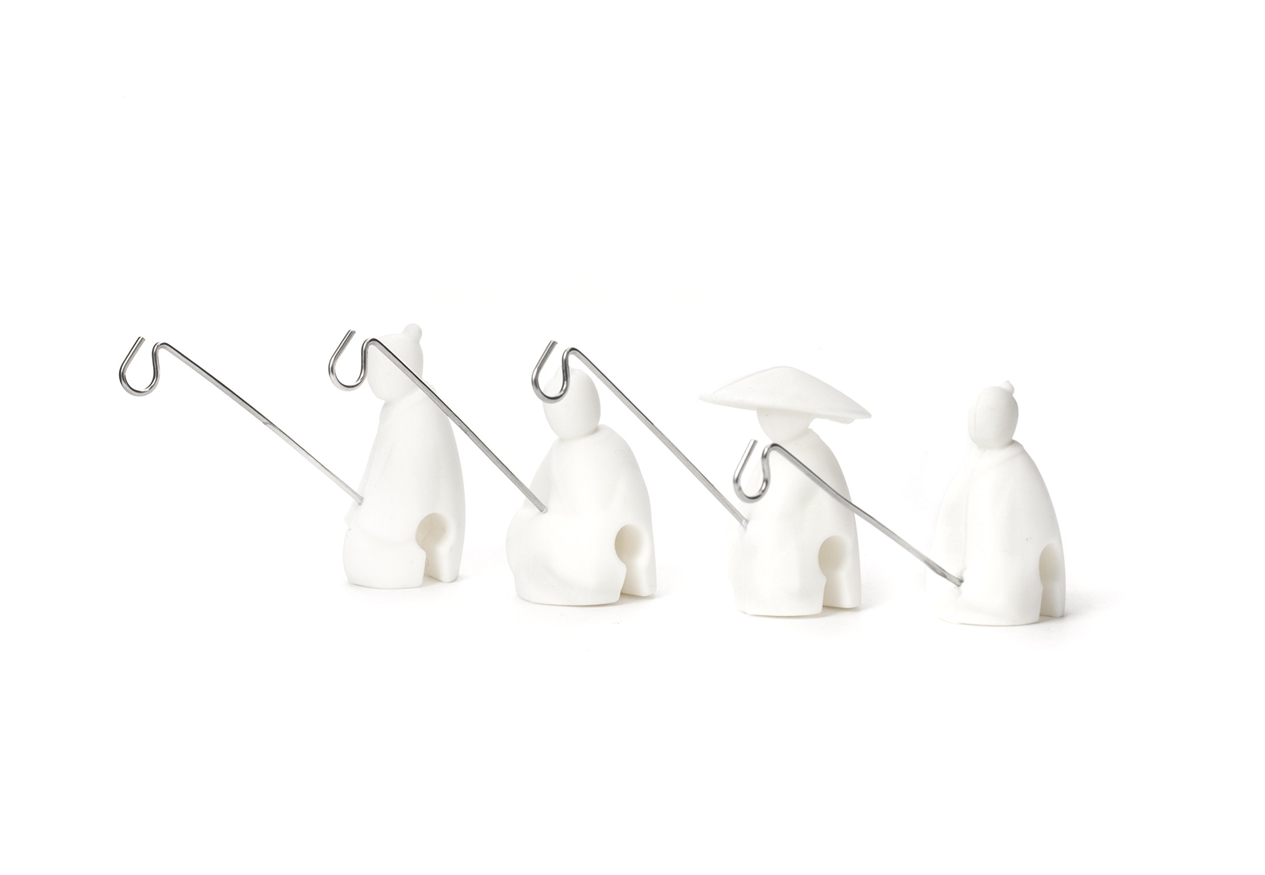 KIKKERLAND CU127 Tea Holder Fisherman S/4