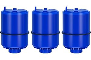 Water Filter Replacement for Water Filter Faucet, Compatible with All Pur Faucet Mount Filtration Systems RF-9999, Reducing 99% of Chromium, Lead and More, Pack of 3, by DESENRUIS