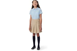 French Toast Girls Adjustable Waist Pleated-Front Two-tab Scooter