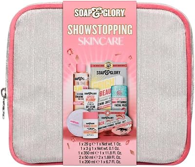 Soap & Glory Glow Rush Skincare Gift Set Hydrating Cleansing Balm Vitamin C