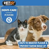 VetIQ Denti-Care Dental Powder for Dogs & Cats 60g Natural Plaque Tartar view 4