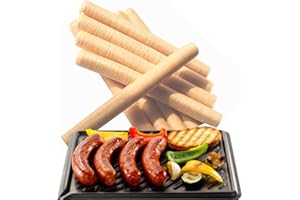 Natural Collagen Casing Sausage 14M 26mm Hot Dog Roast Sausage Eatable Casings for Homemade Sausage Ham