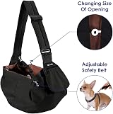 SlowTon Pet Carrier Sling Bag Dog Cat Hand Free Adjustable Shoulder Strap view 6