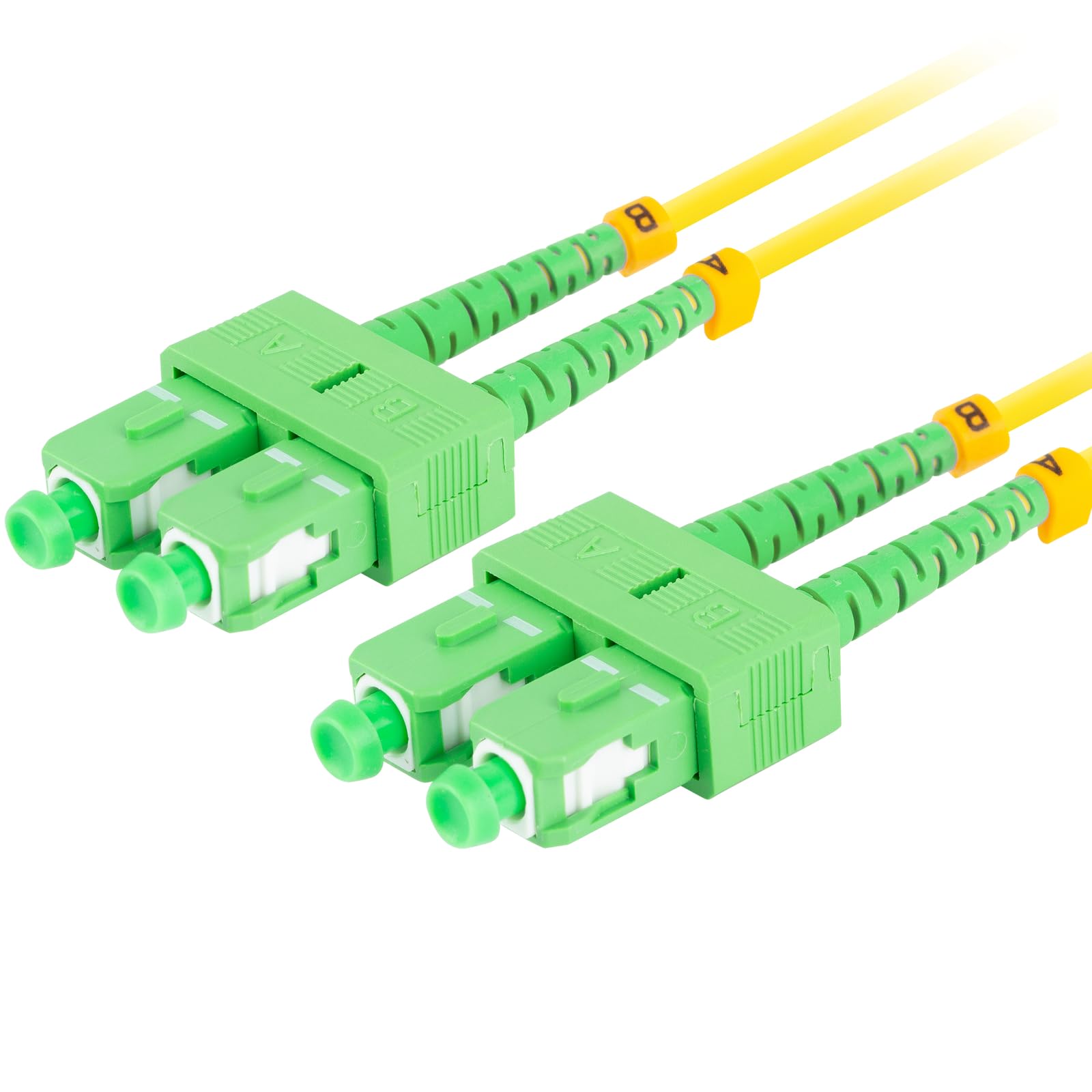 lanberg 2M MONO SC/APC-SC/APC DUPLEX G657A1 LSZH YELLOW